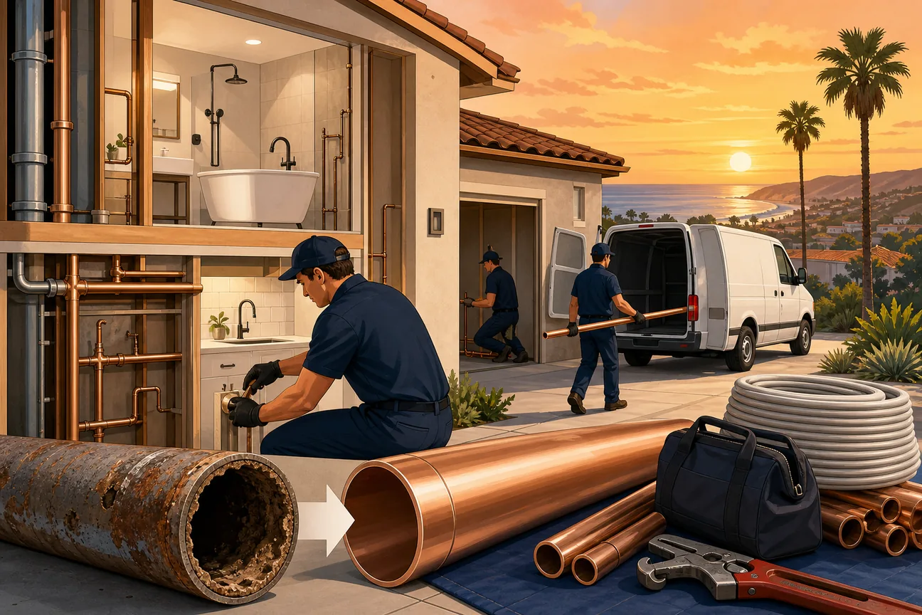 Editorial illustration for Top 10 Emergency Repiping Services in Orange County