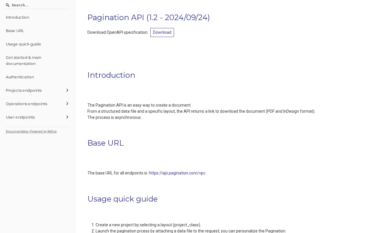 Screenshot of the How Would You Add Pagination website
