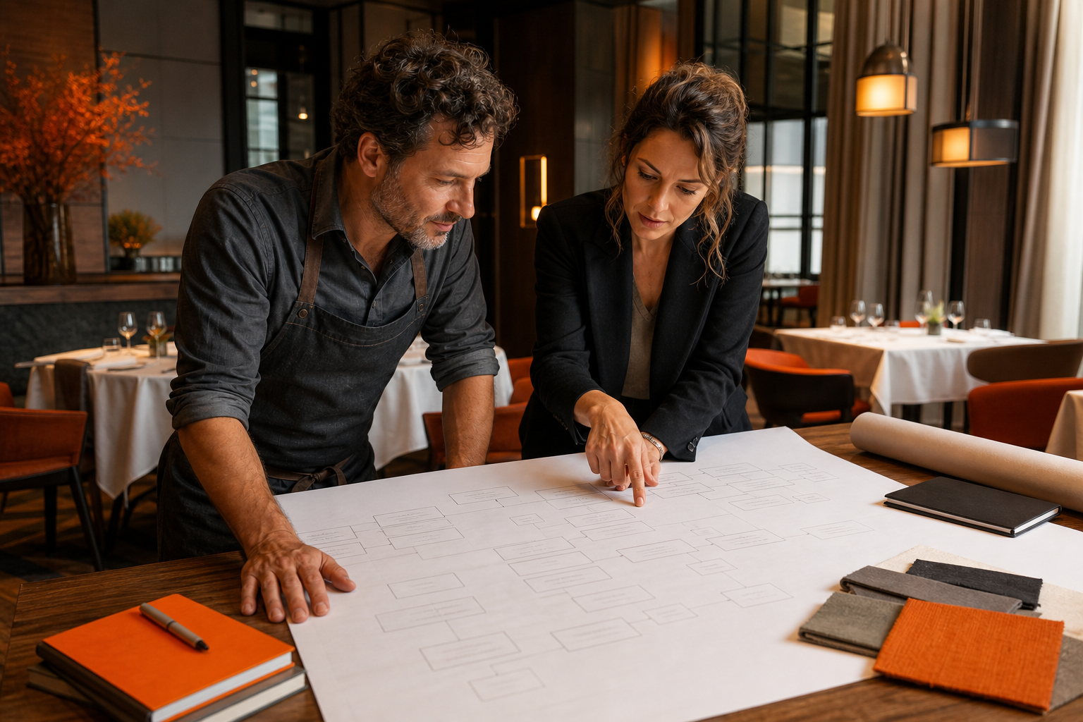 restaurant website planning and goal setting for a dining business
