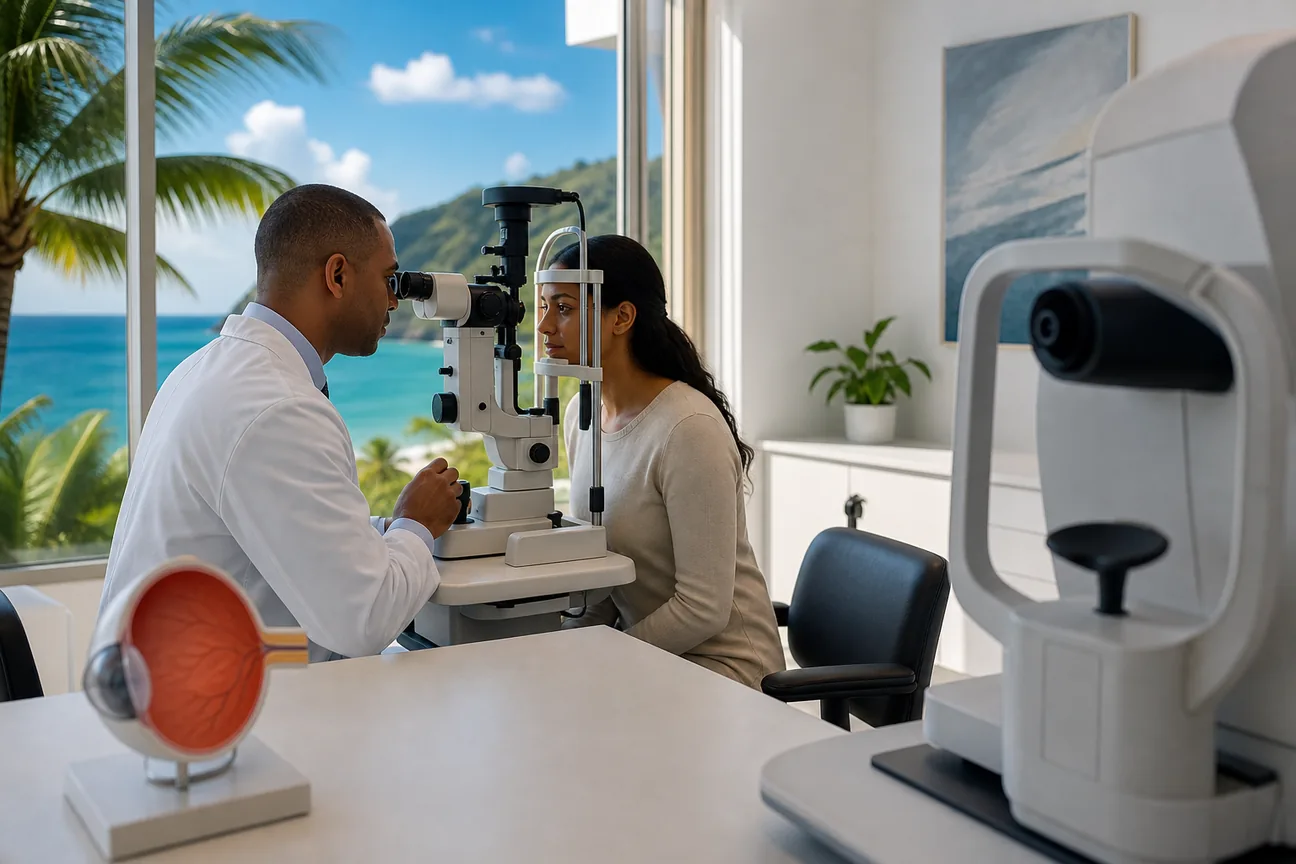 Editorial illustration for Retina Specialist Near Me in Trinidad & Tobago