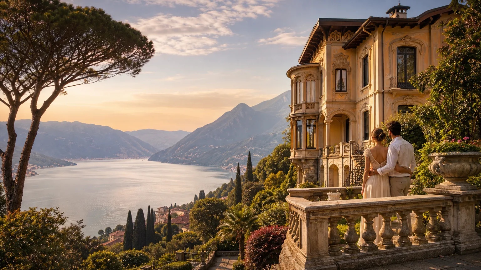 Villino Rubini: visual reference for 1. Villino Rubini, Brunate , A Private Art Nouveau Estate Above Lake Como (Our Top Pick)