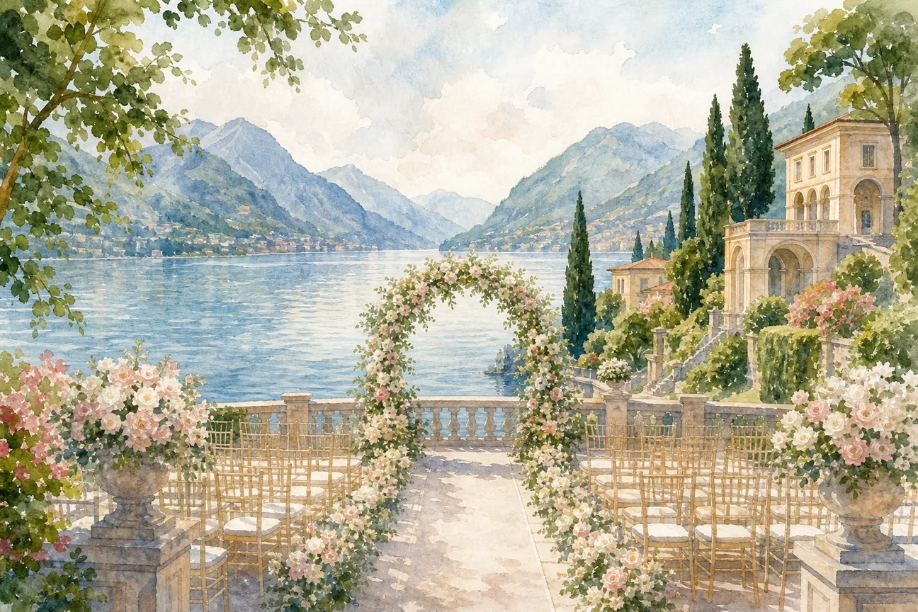 Best Romantic Wedding Venue Lake Como: 5 Picks