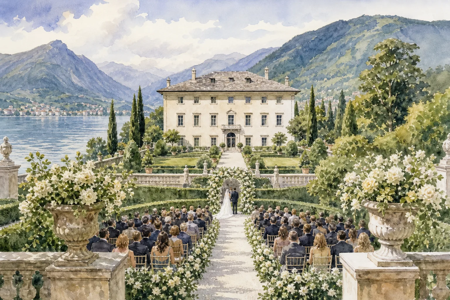 Illustration for Villa Balbiano