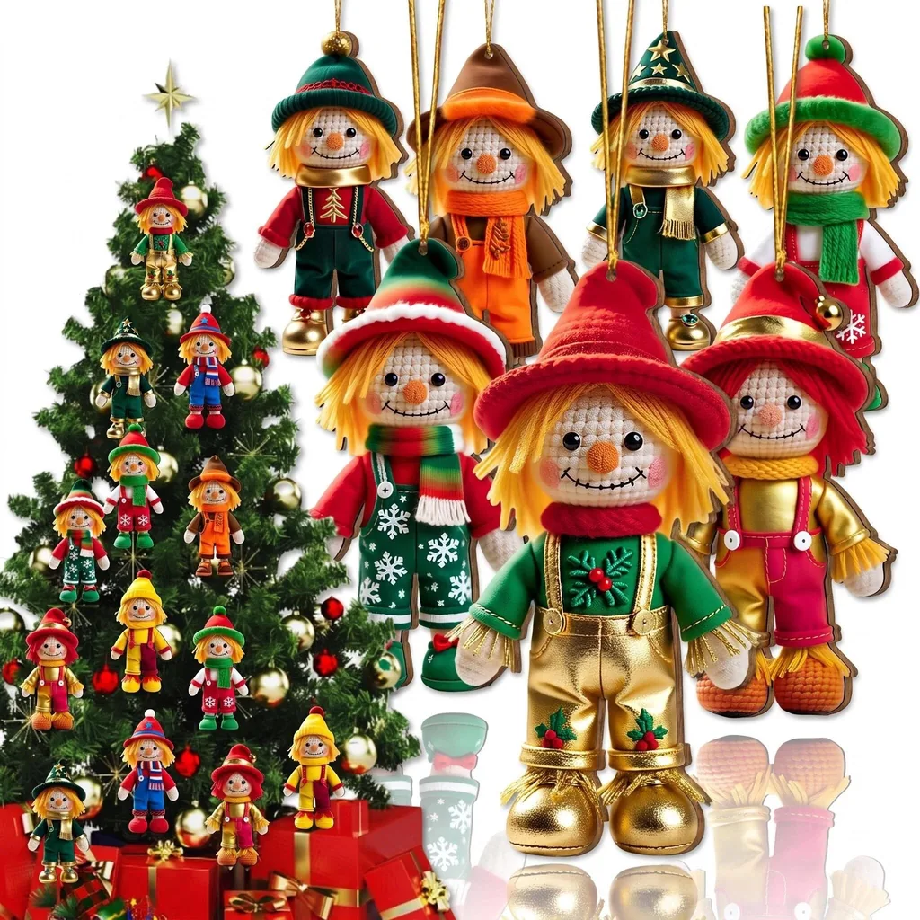 Product photo of AdornJoy Rustic Scarecrow
