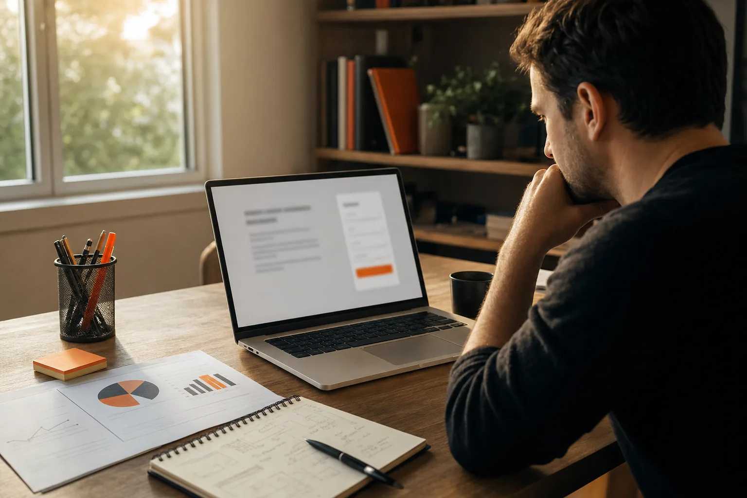 SaaS landing page test measuring early buyer interest before an MVP.