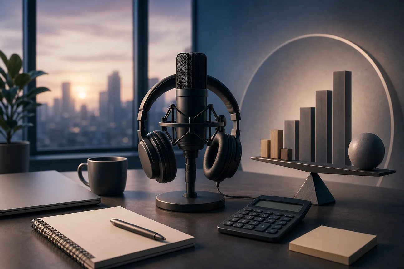 Editorial illustration for Best SaaS Podcast Advertising ROI Calculators (2026)