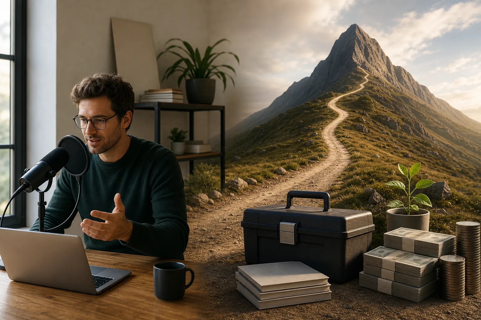 Profitable Founder Podcast: visual reference for 1. Profitable Founder Podcast , Best for SaaS Tools Targeting Bootstrapped Founders at $5K, $10M ARR
