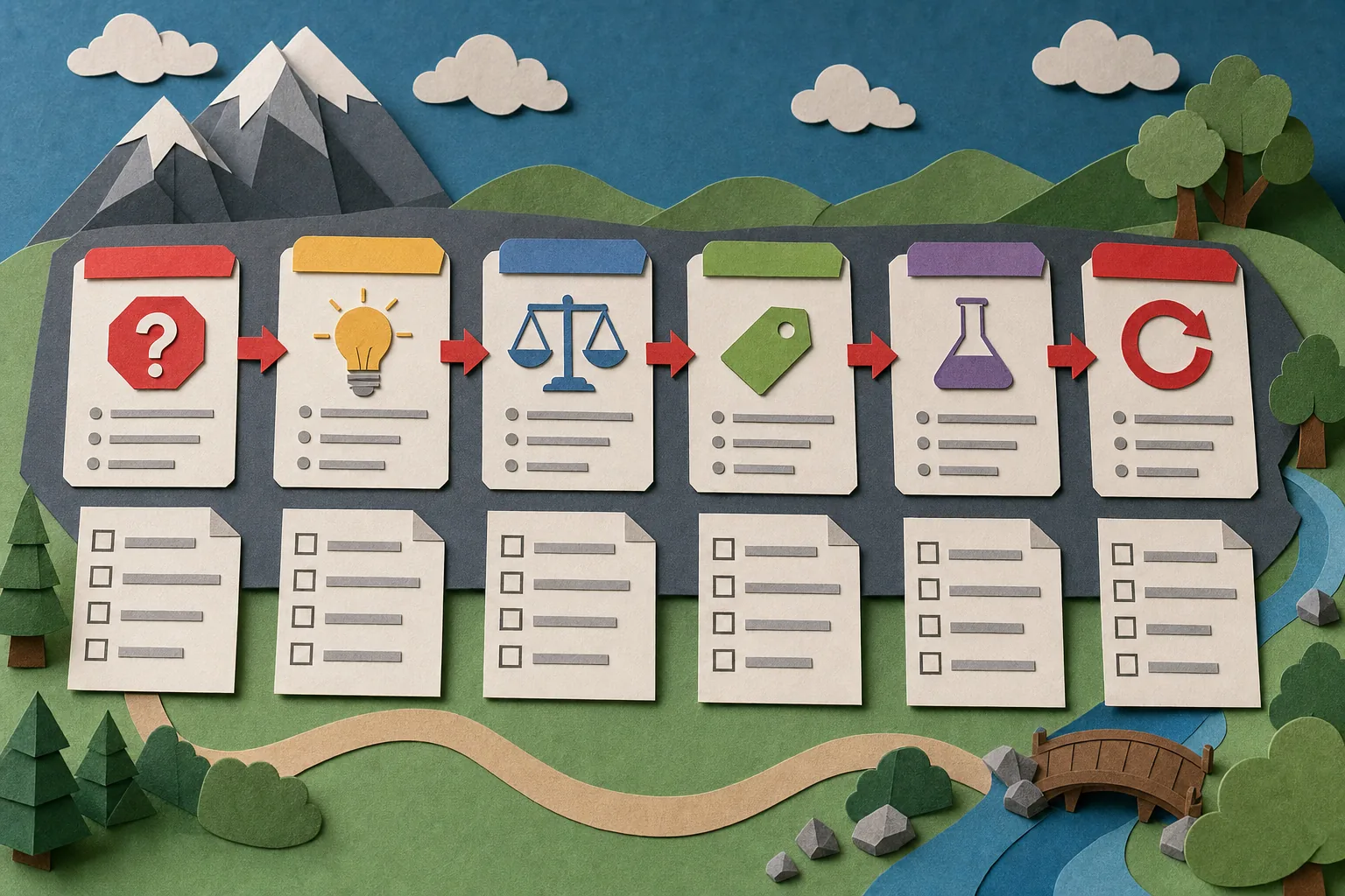 SaaS SEO keyword intent map and buyer journey checklist
