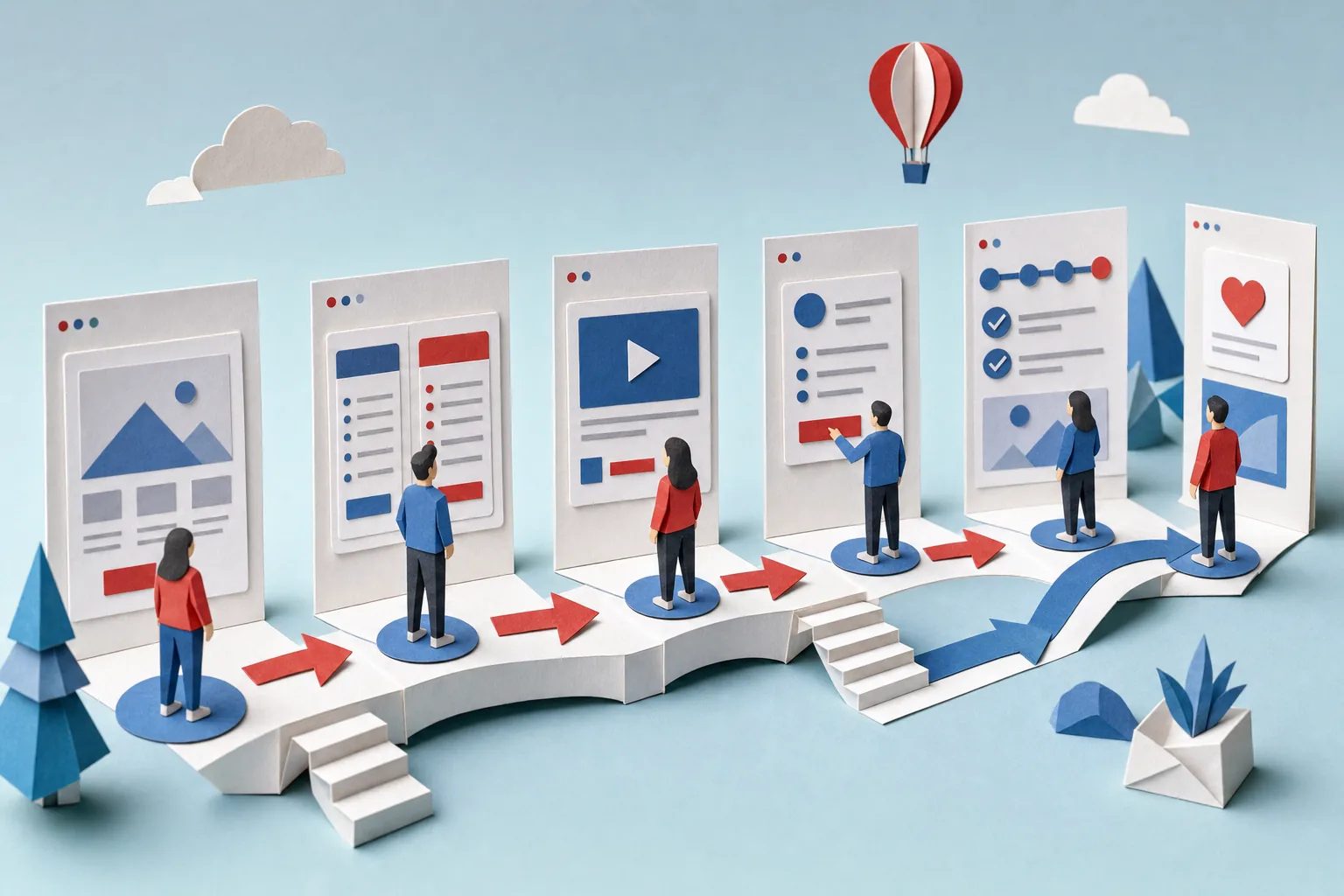 SaaS funnel page optimization for trials demos and retention