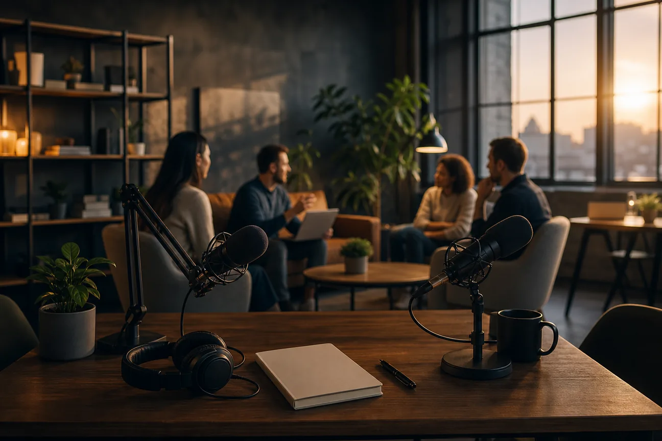 Cinematic photograph of Best SaaS Startup Podcasts and Communities