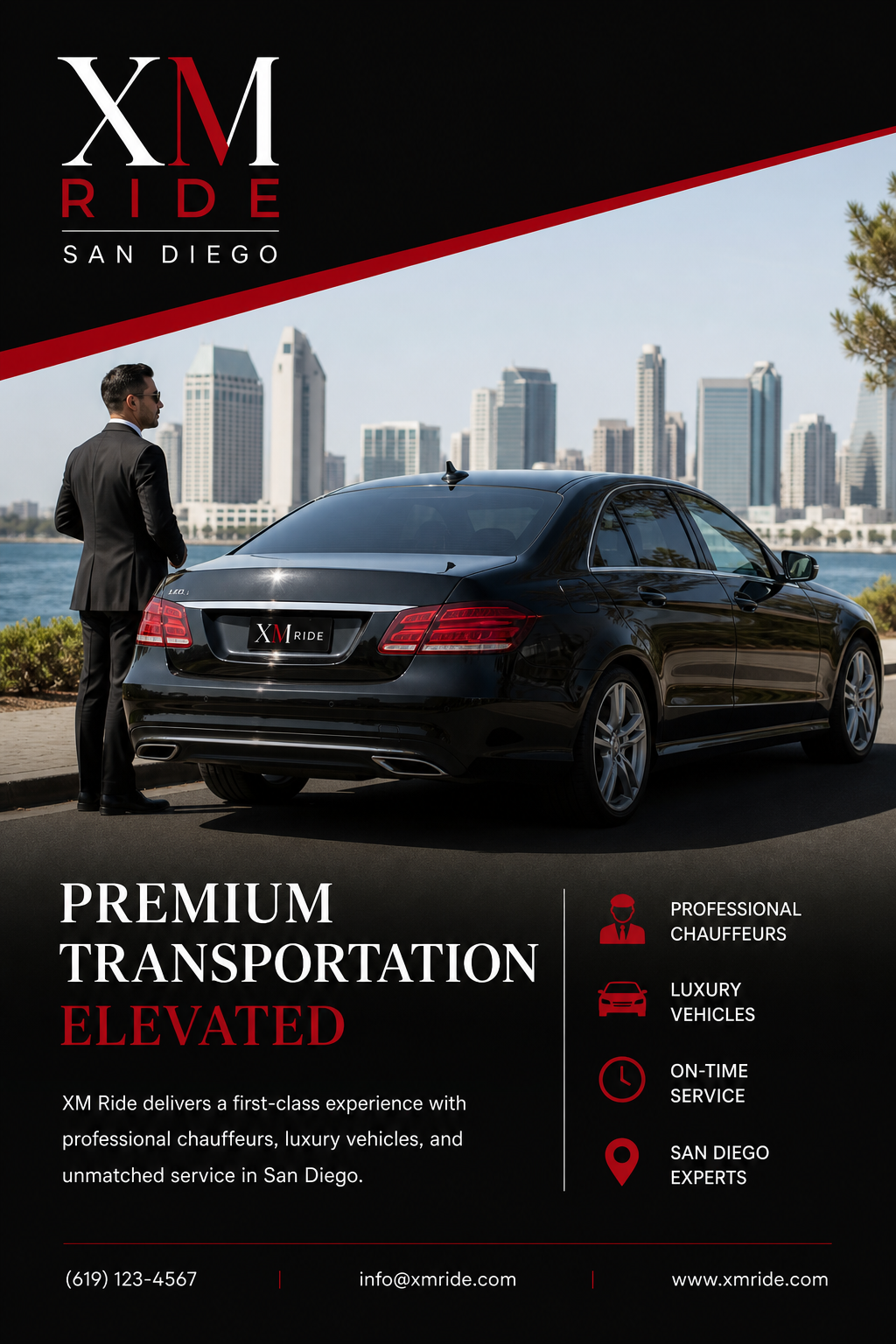 A photorealistic image related to san-diego-car-service. Alt: san-diego-car-service