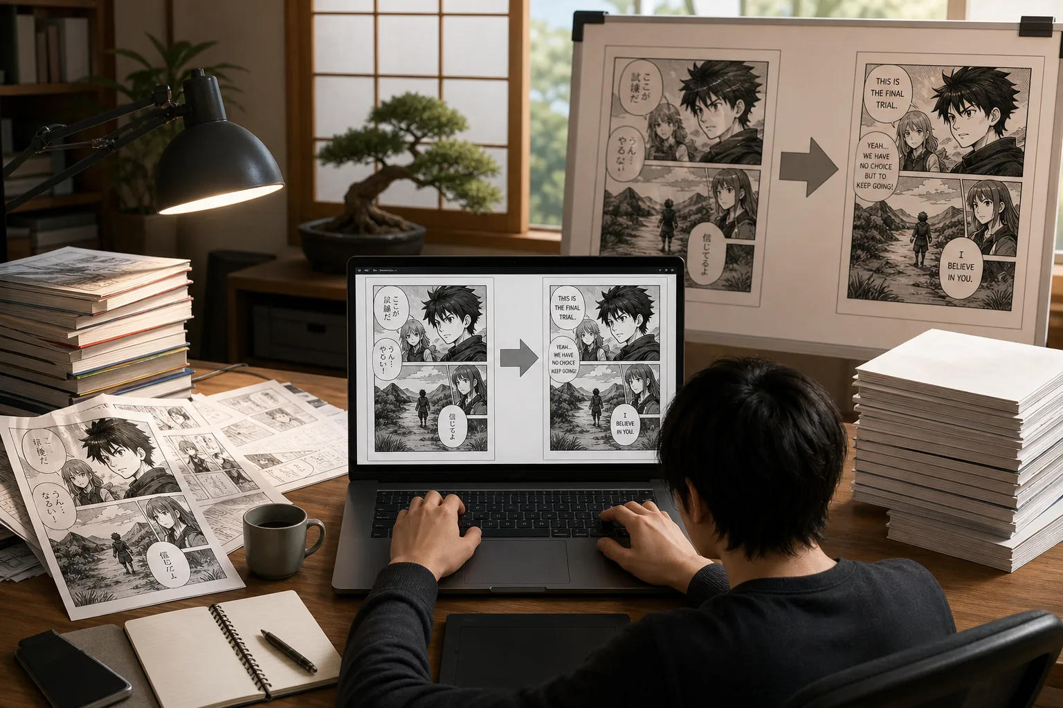 Illustration for Sugoi Translator