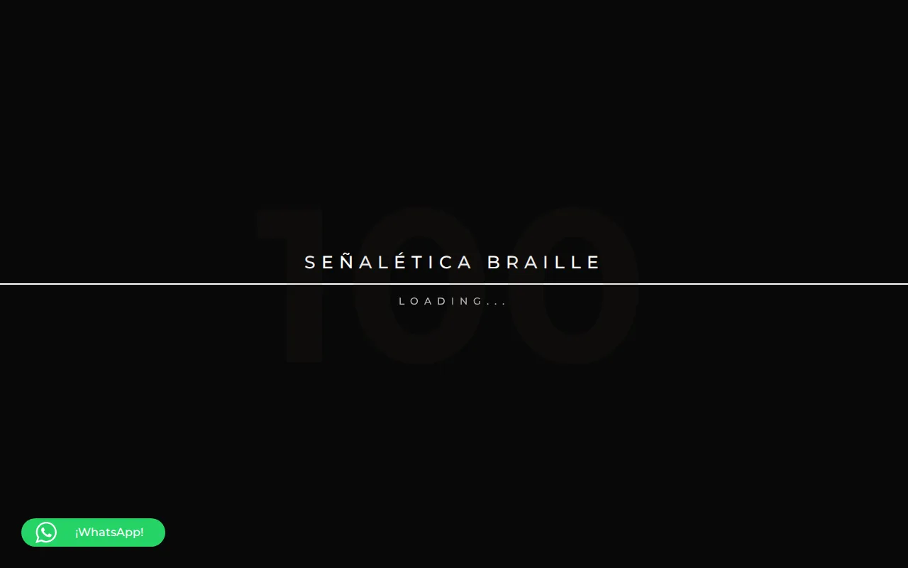 Señaletica Tactil: visual reference for 1. Señaletica Tactil , señalética Braille a medida para cafés