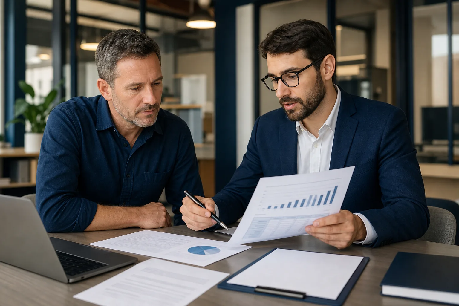 business owner reviewing Section 179 tax planning and equipment cash flow