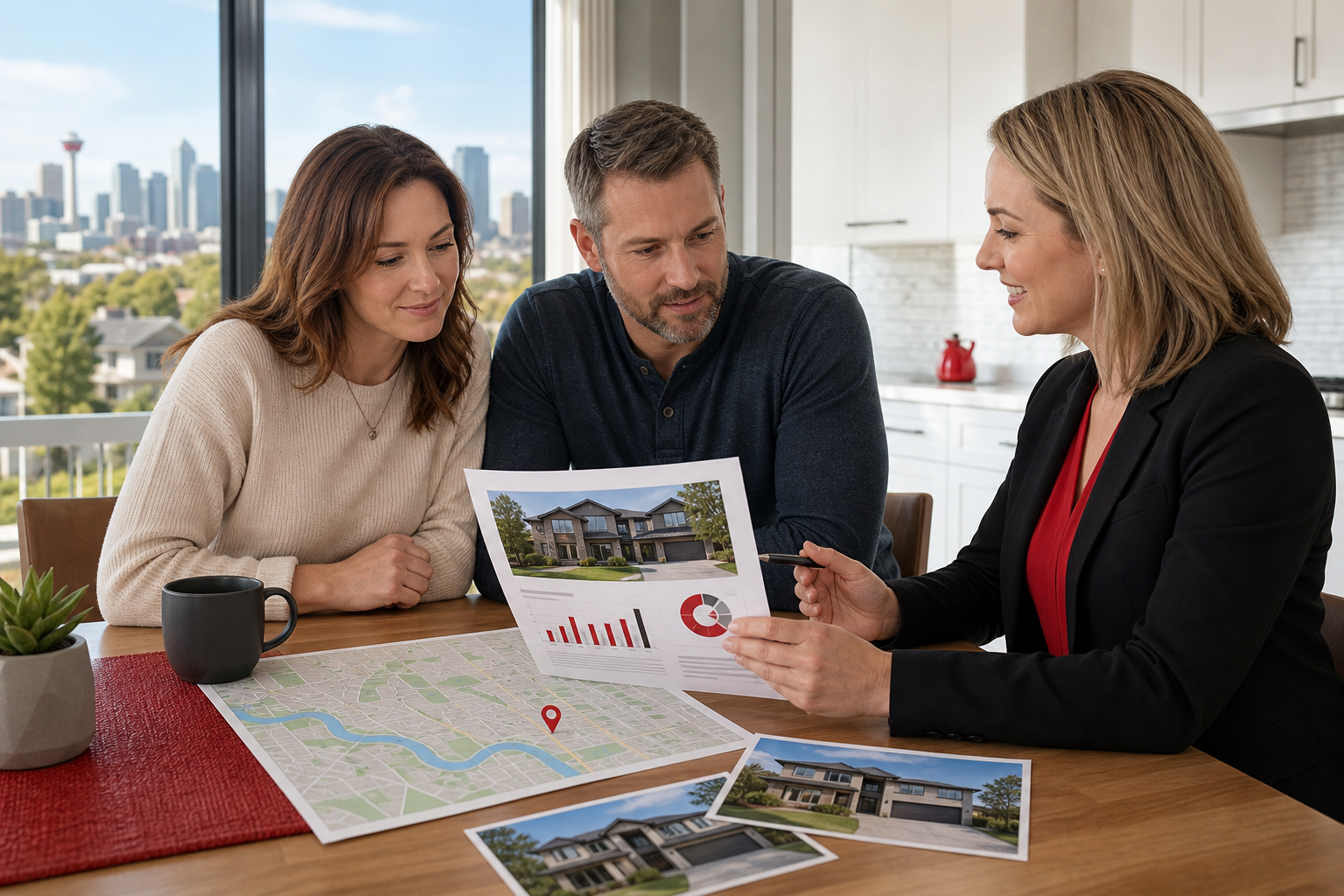 Calgary home valuation meeting for sellers