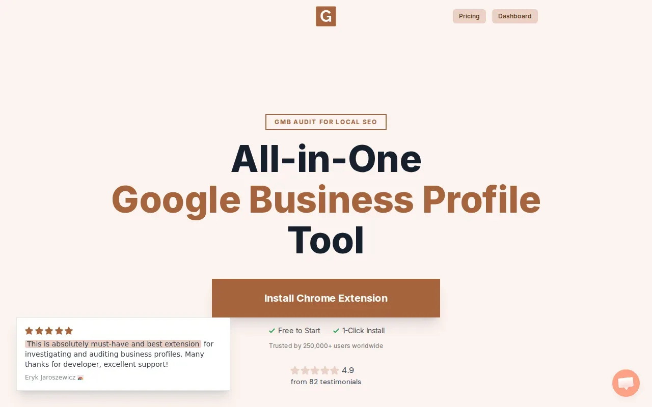 Screenshot of the GMB Everywhere website