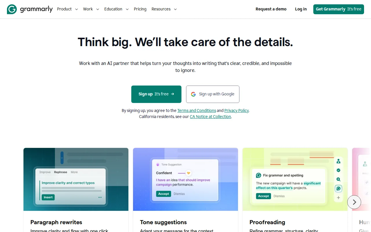 Grammarly: visual reference for 12. Grammarly