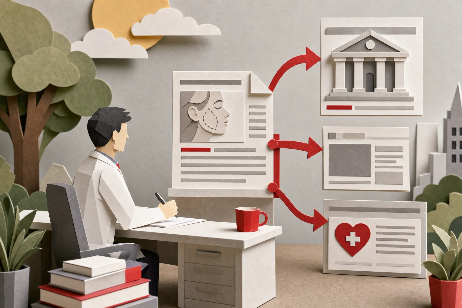 ethical medical backlink strategy for plastic surgeons.