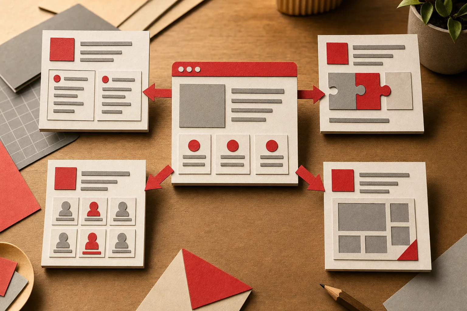 SaaS content strategy with product-led SEO page types