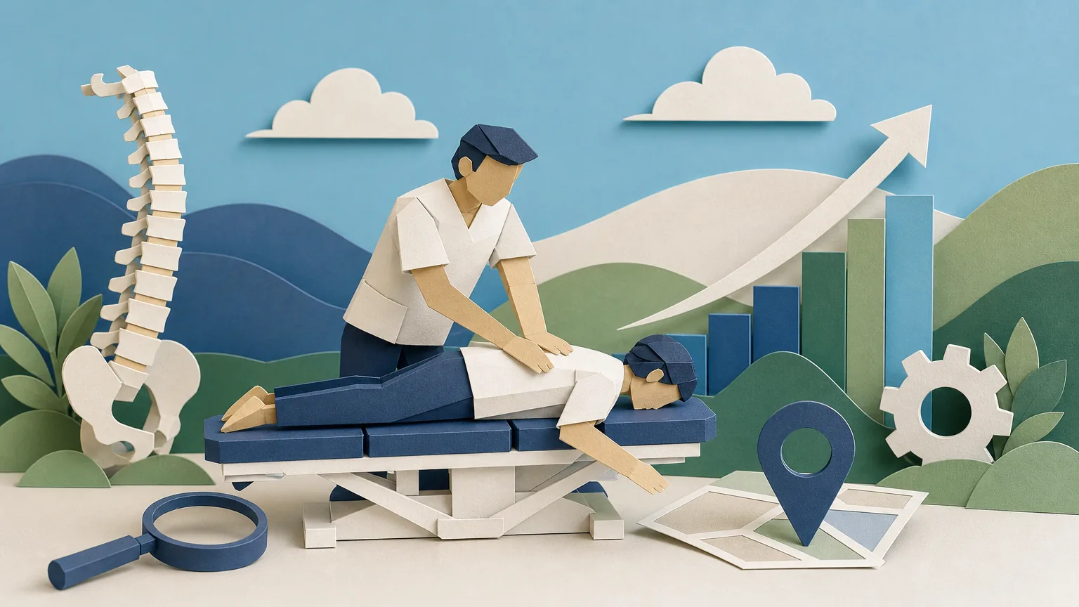 Editorial illustration for Best SEO Services for Chiropractors in 2026