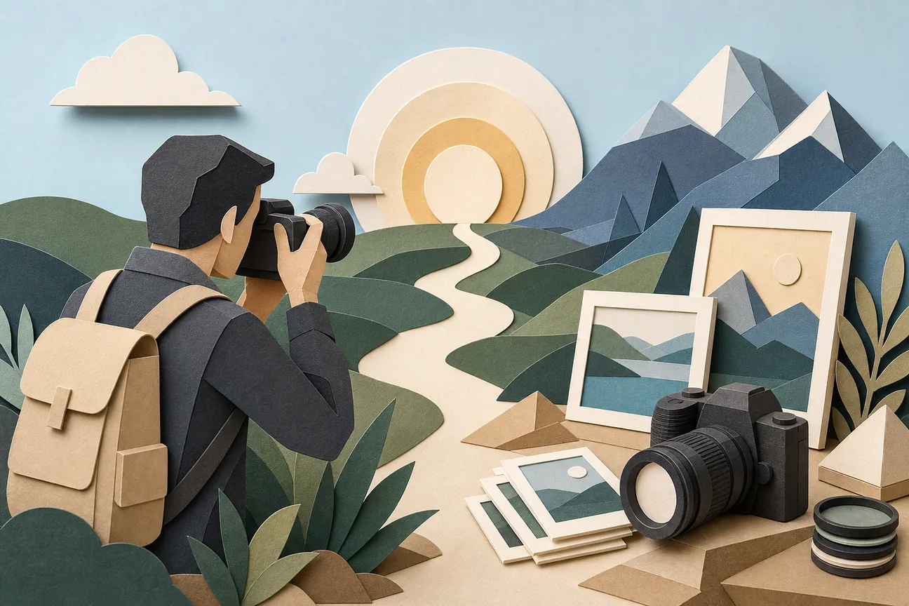 Editorial illustration for Best SEO Services for Photographers