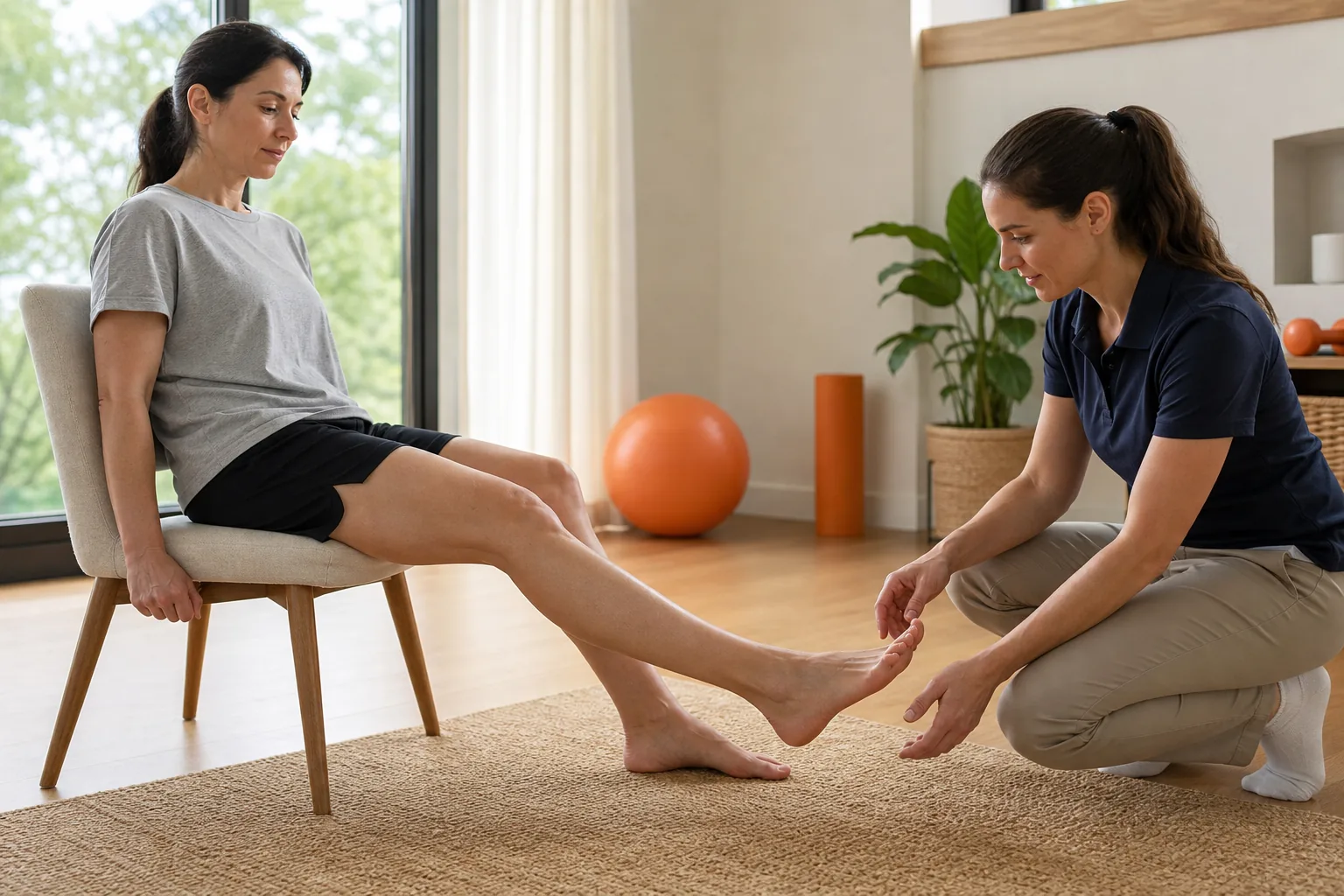 gentle ankle pumps for shin splints physiotherapy exercises