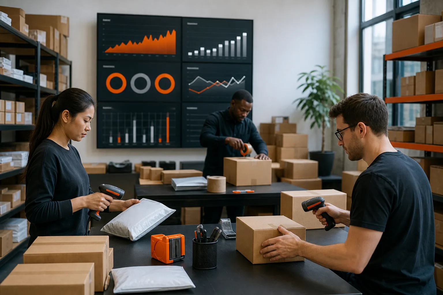 multichannel Shopify inventory and shipping workflow