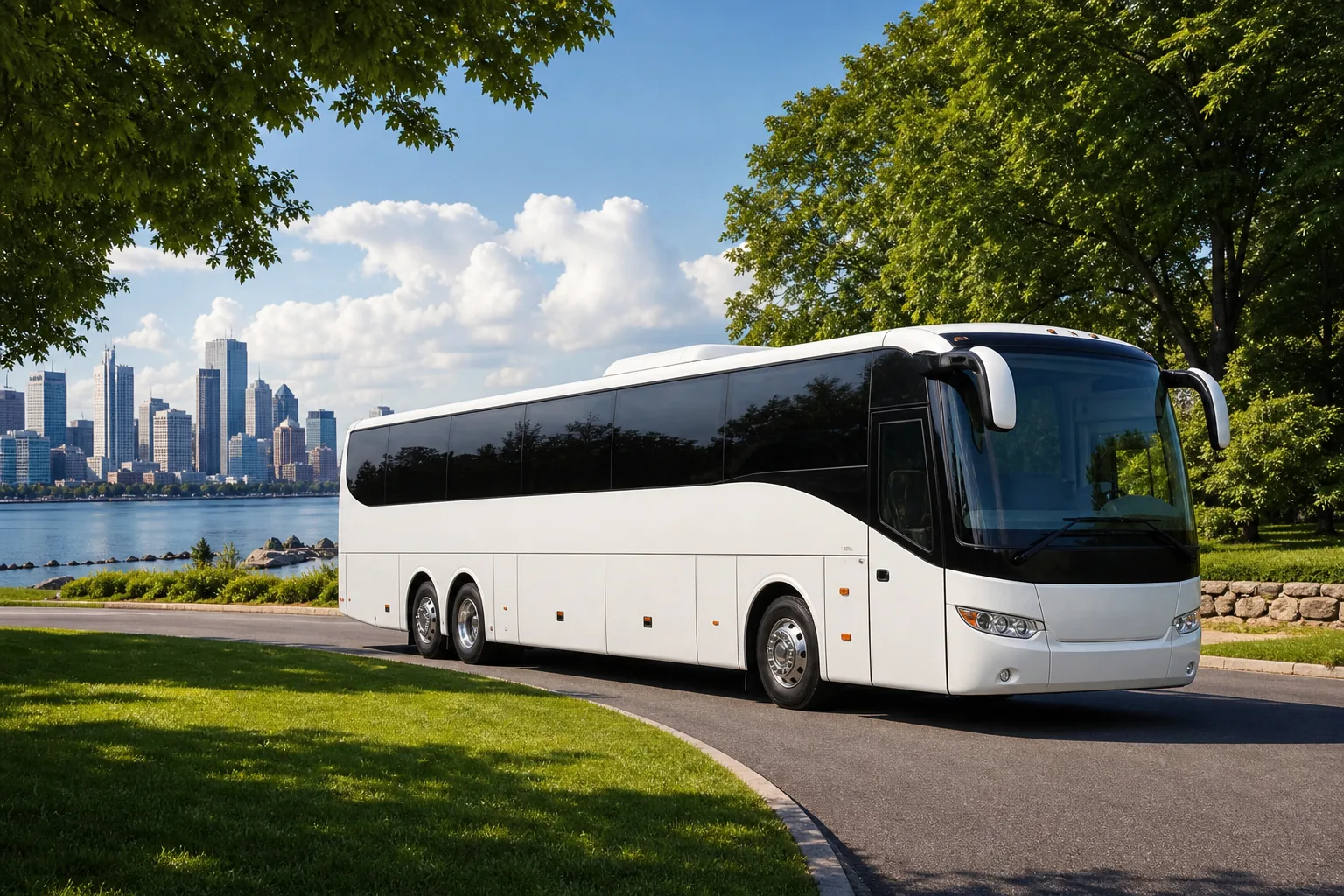 Illustration for Charter Buses USA