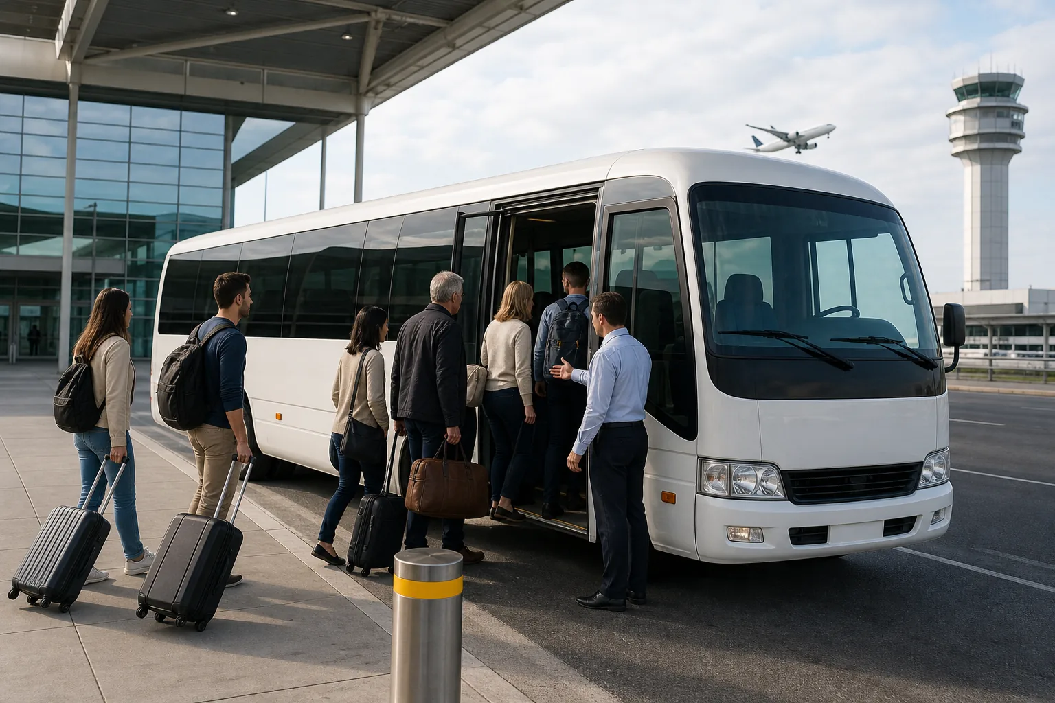 Illustration for Airport Group Transfer Providers