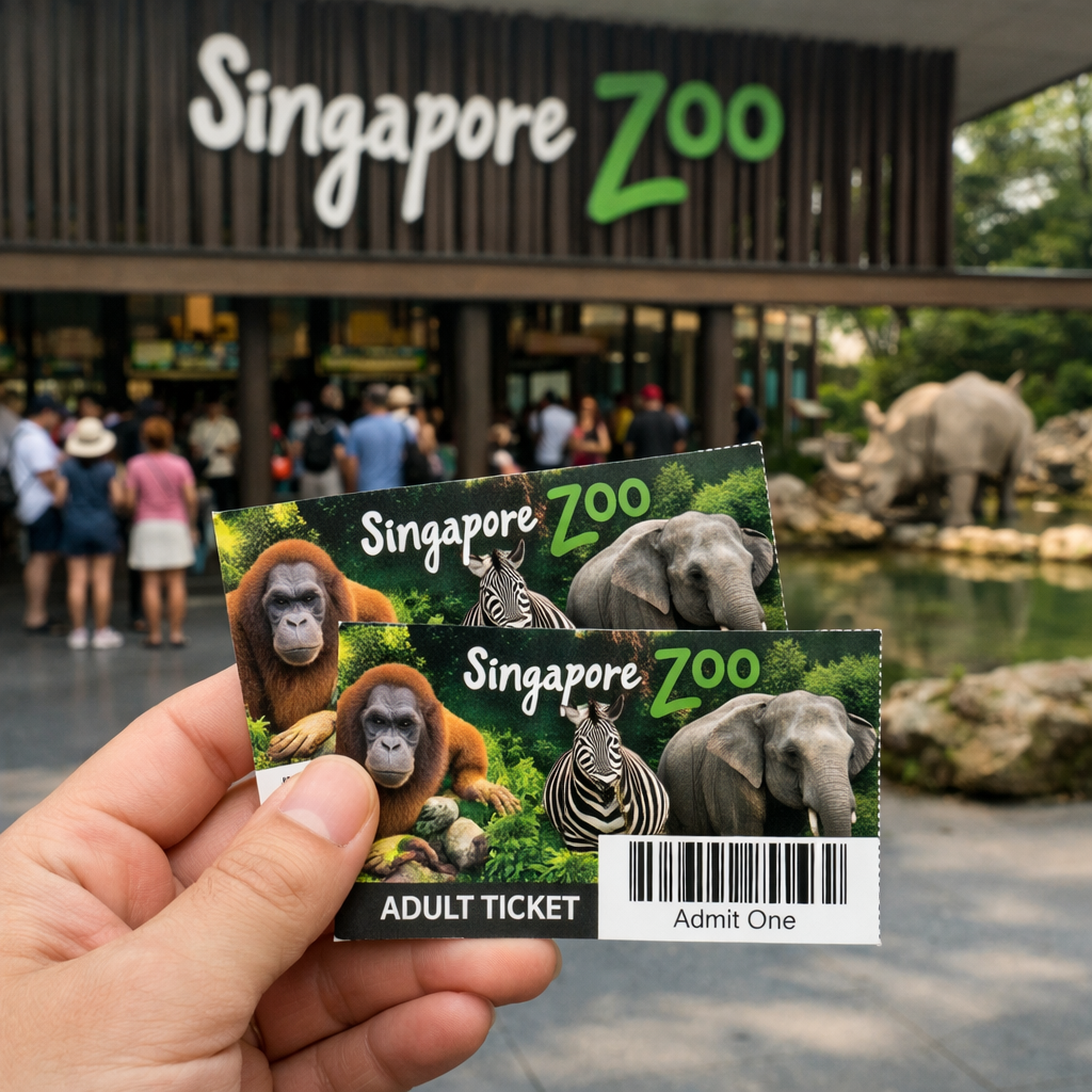 A photorealistic image related to singapore-zoo-tickets. Alt: singapore-zoo-tickets