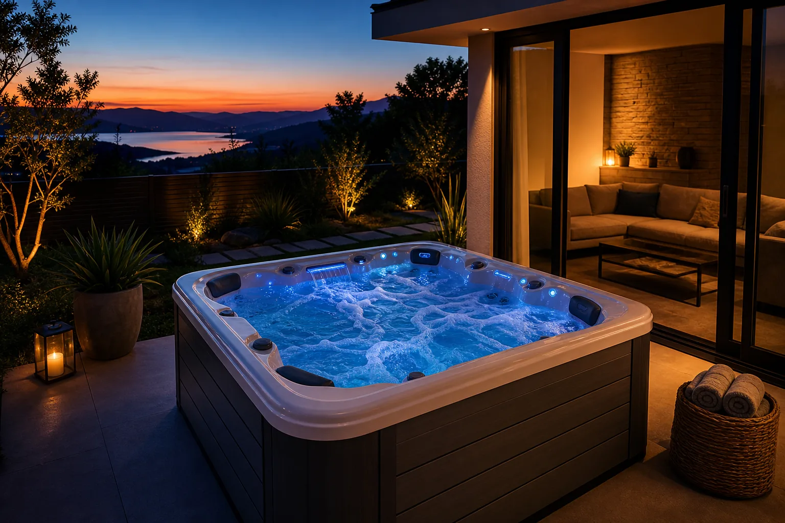 Twilight Series 240X: visual reference for 5. Twilight Series 240X , Stylish Mid‑Size Spa with Powerful Jets