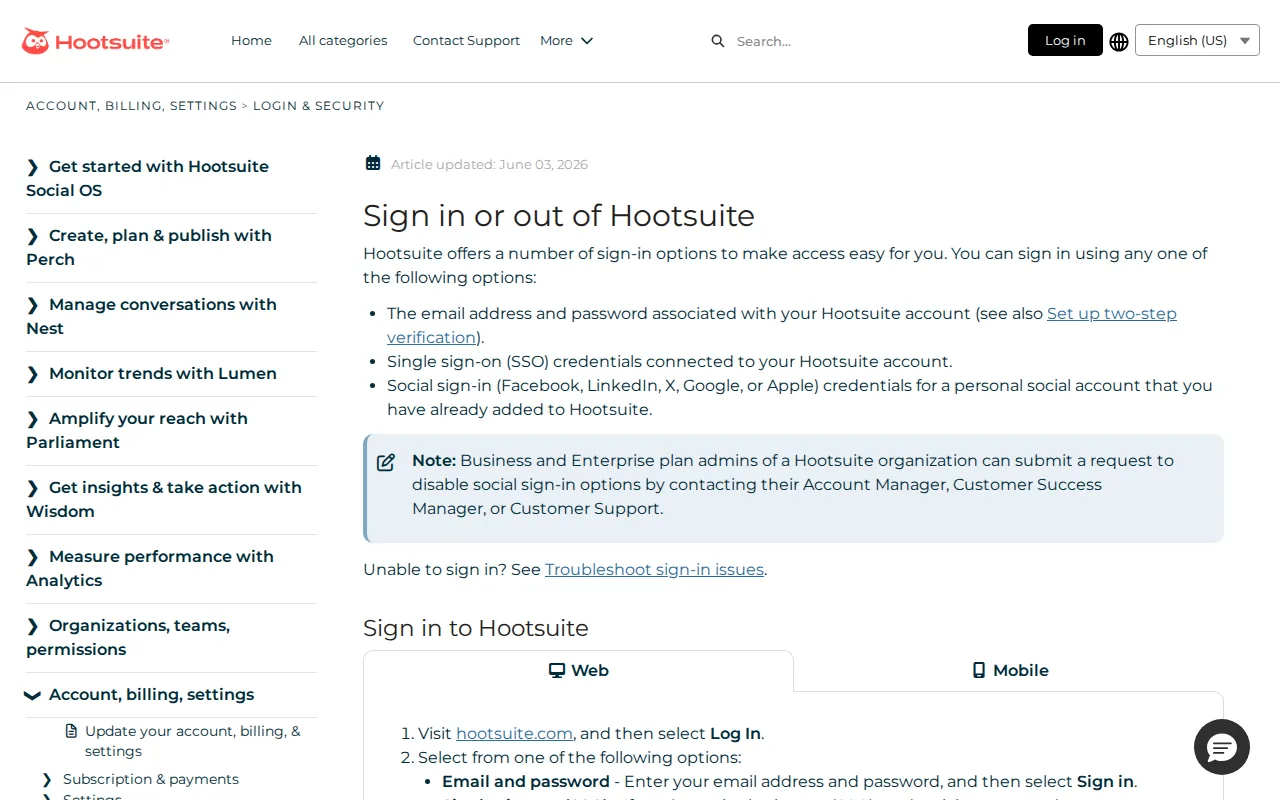 Hootsuite: visual reference for 2. Hootsuite – All‑In‑One Dashboard