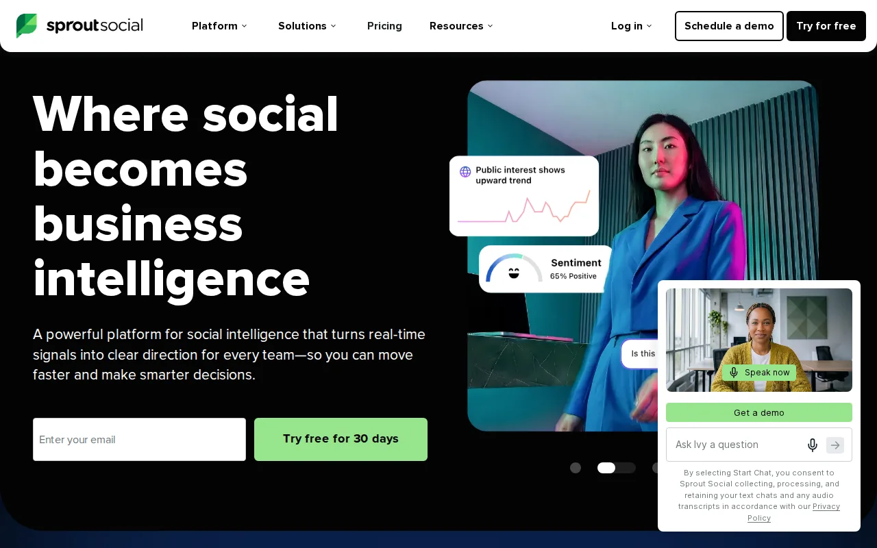 Sprout Social: visual reference for 4. Sprout Social – Robust Reporting