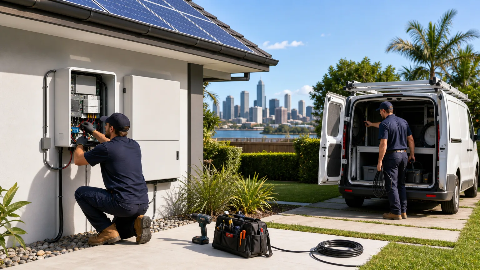 Faze Electrical: visual reference for 1. Faze Electrical (Our Top Pick) , Full‑service inverter installation
