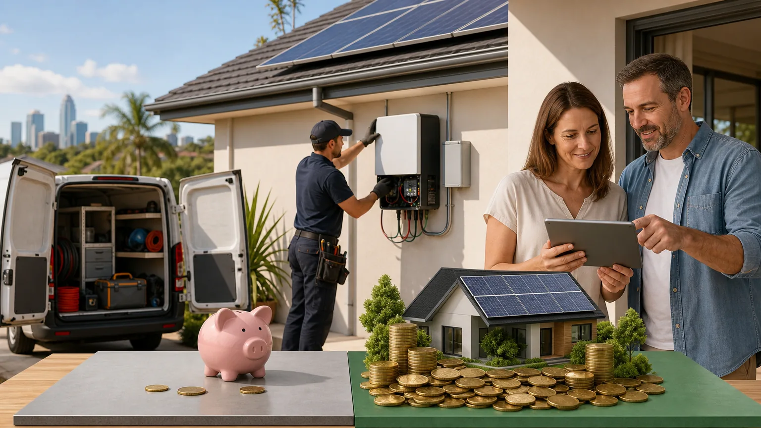 Solar Green Team: visual reference for 2. Solar Green Team , Quote‑fast inverter service