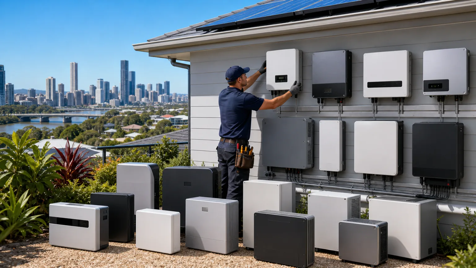 GI Energy: visual reference for 3. GI Energy , Wide range of inverter brands