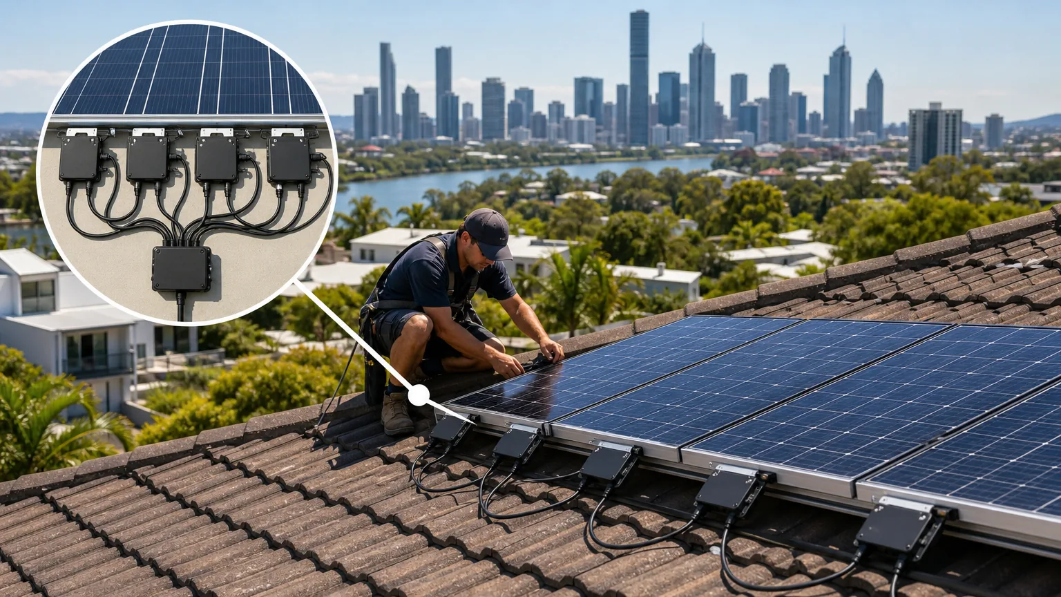 Micro‑inverter installers: visual reference for 6. Micro‑inverter installers