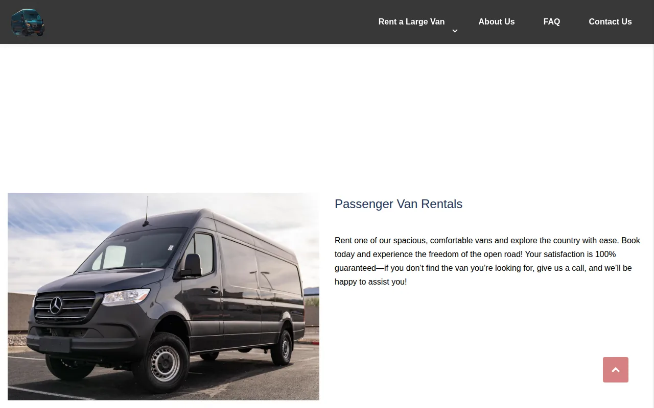 Passenger Van Rentals: visual reference for 7. Passenger Van Rentals — Best for Flexible One-Way or Multi-City Routes