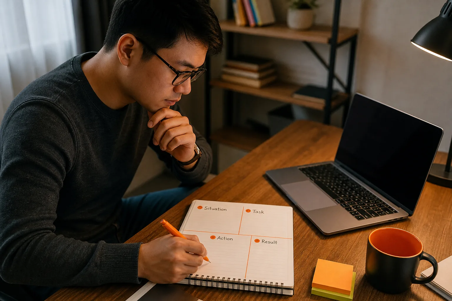 STAR method framework for technical interview answers
