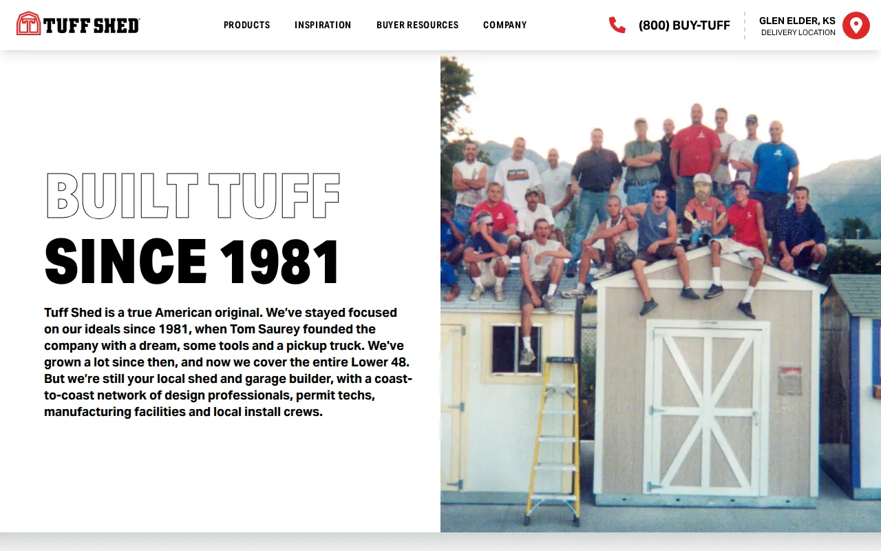 Best Storage Shed Builders Near Me 2 Tuff Shed: visual reference for 2. Tuff Shed, Installed Storage Buildings and Garages