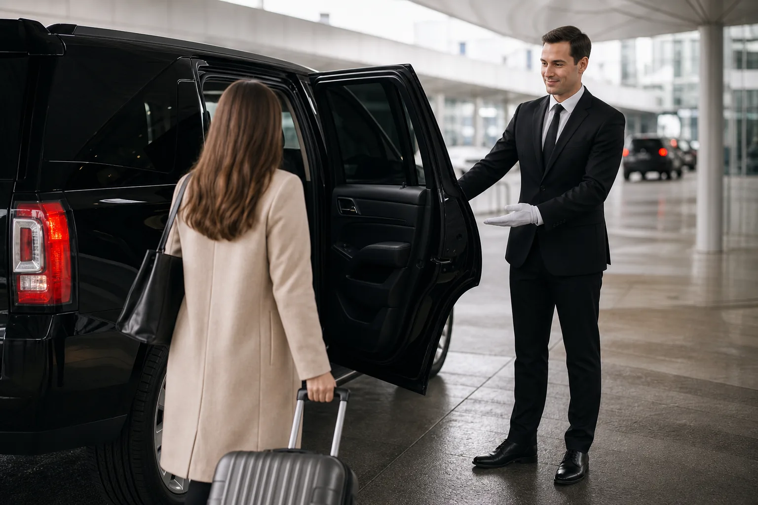 Illustration for White Glove Car Service