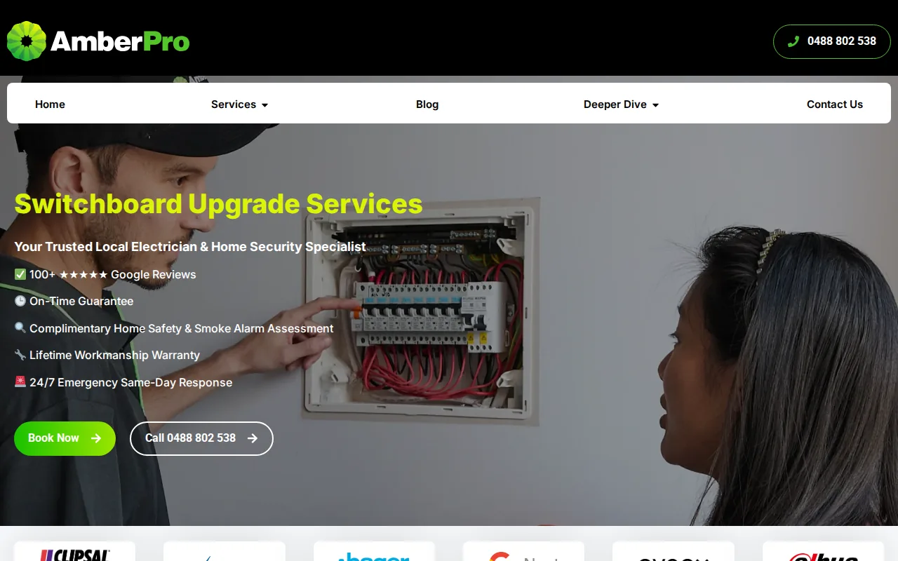 Amber Pro Electrical Solutions: visual reference for 1. Amber Pro Electrical Solutions — Our Top Pick for Ringwood Homeowners