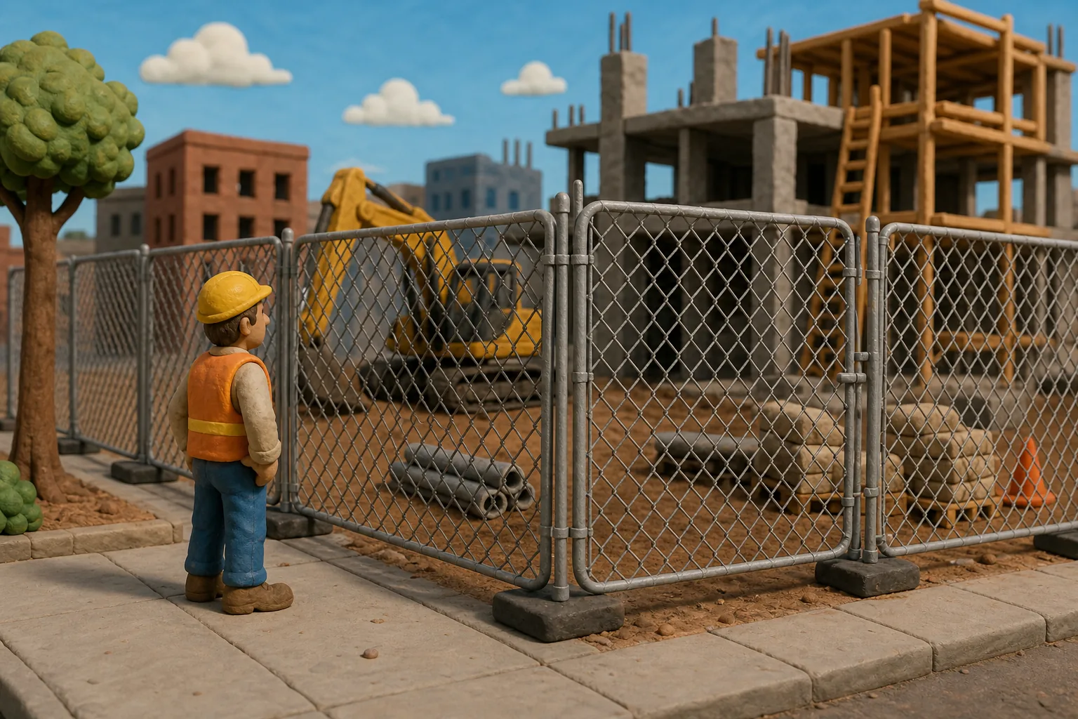 Illustration for Chain-link Panels