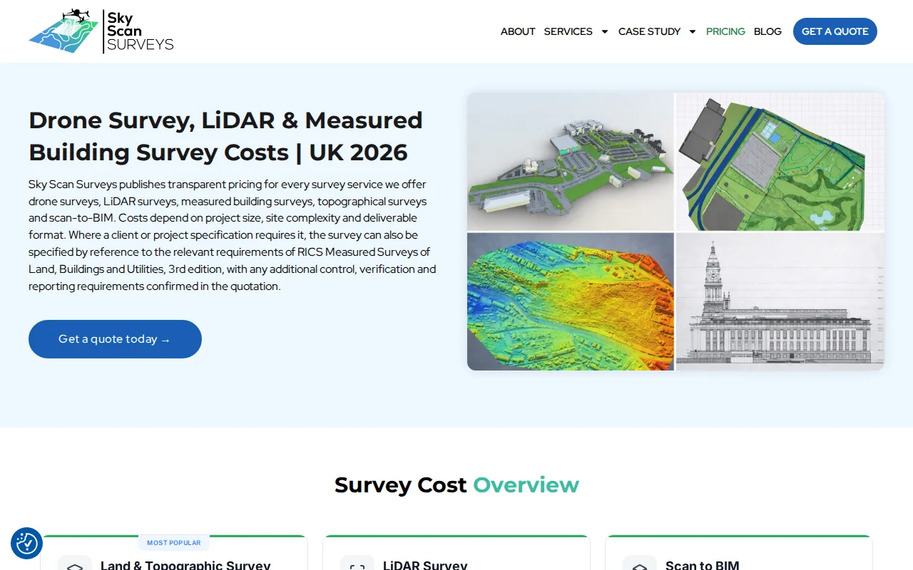 Sky Scan Surveys: visual reference for 3. Sky Scan Surveys — Lower published starting price