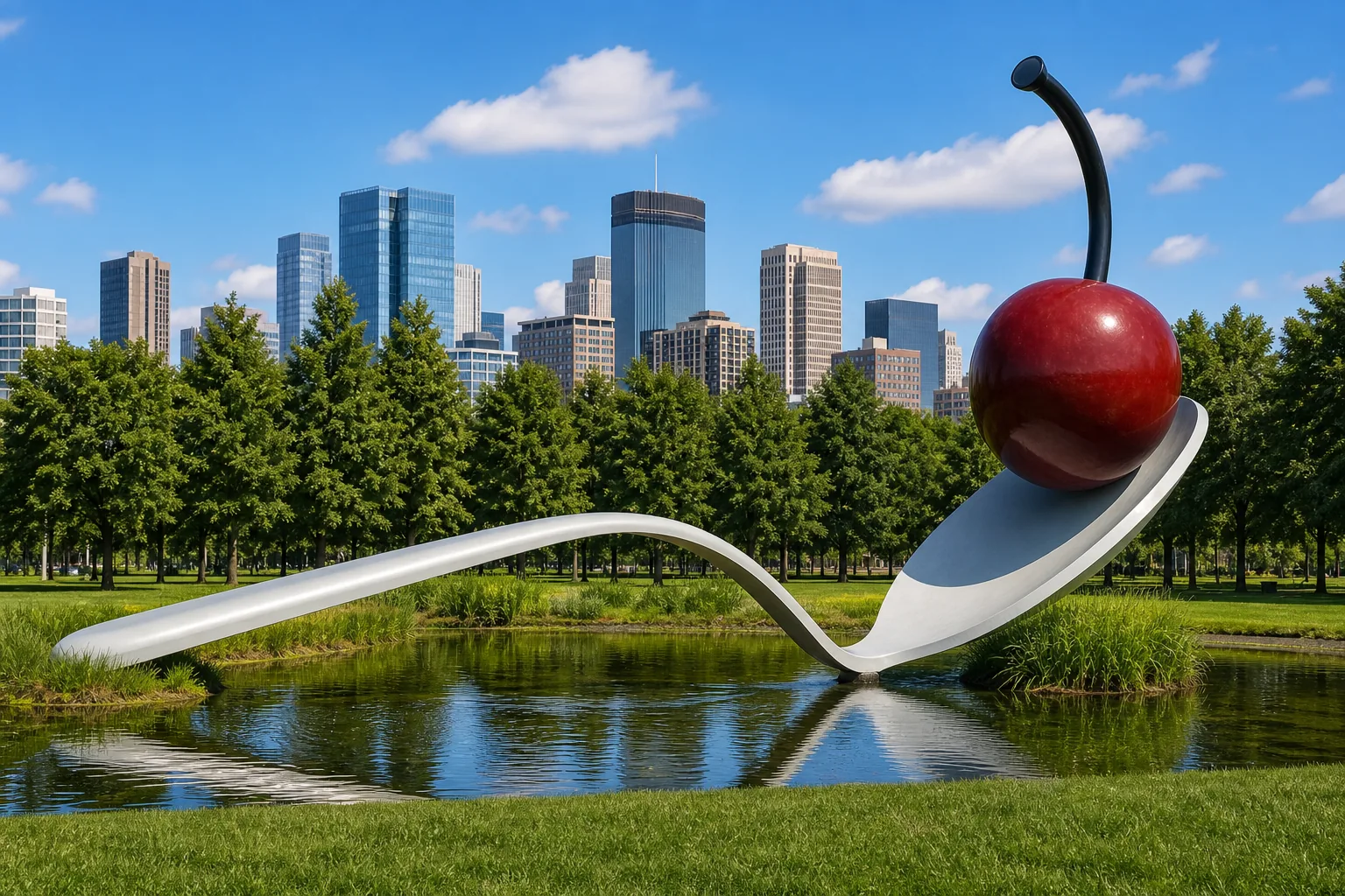 Illustration for Walker Art Center and Minneapolis Sculpture Garden