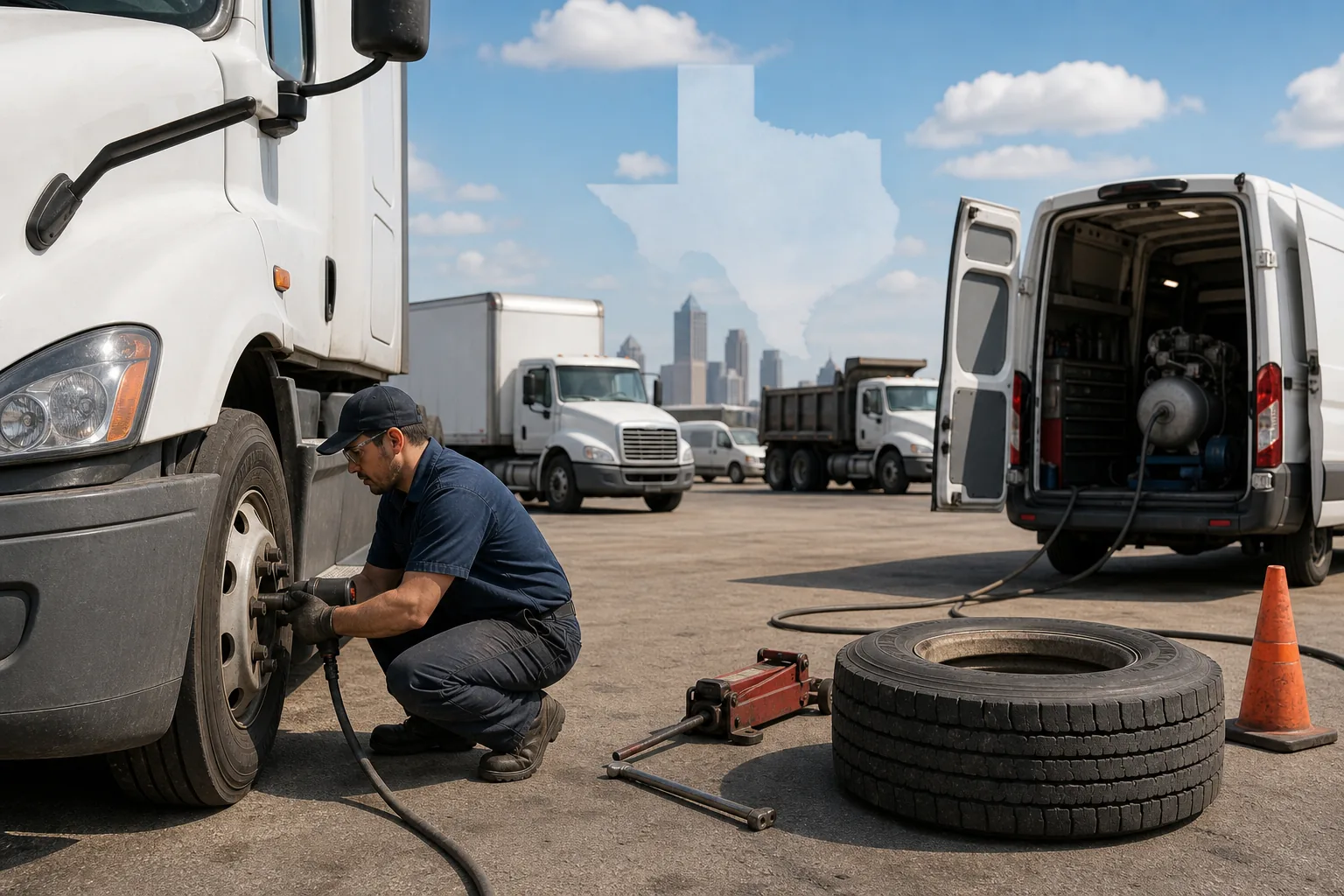 Illustration for Texas Commercial Tire