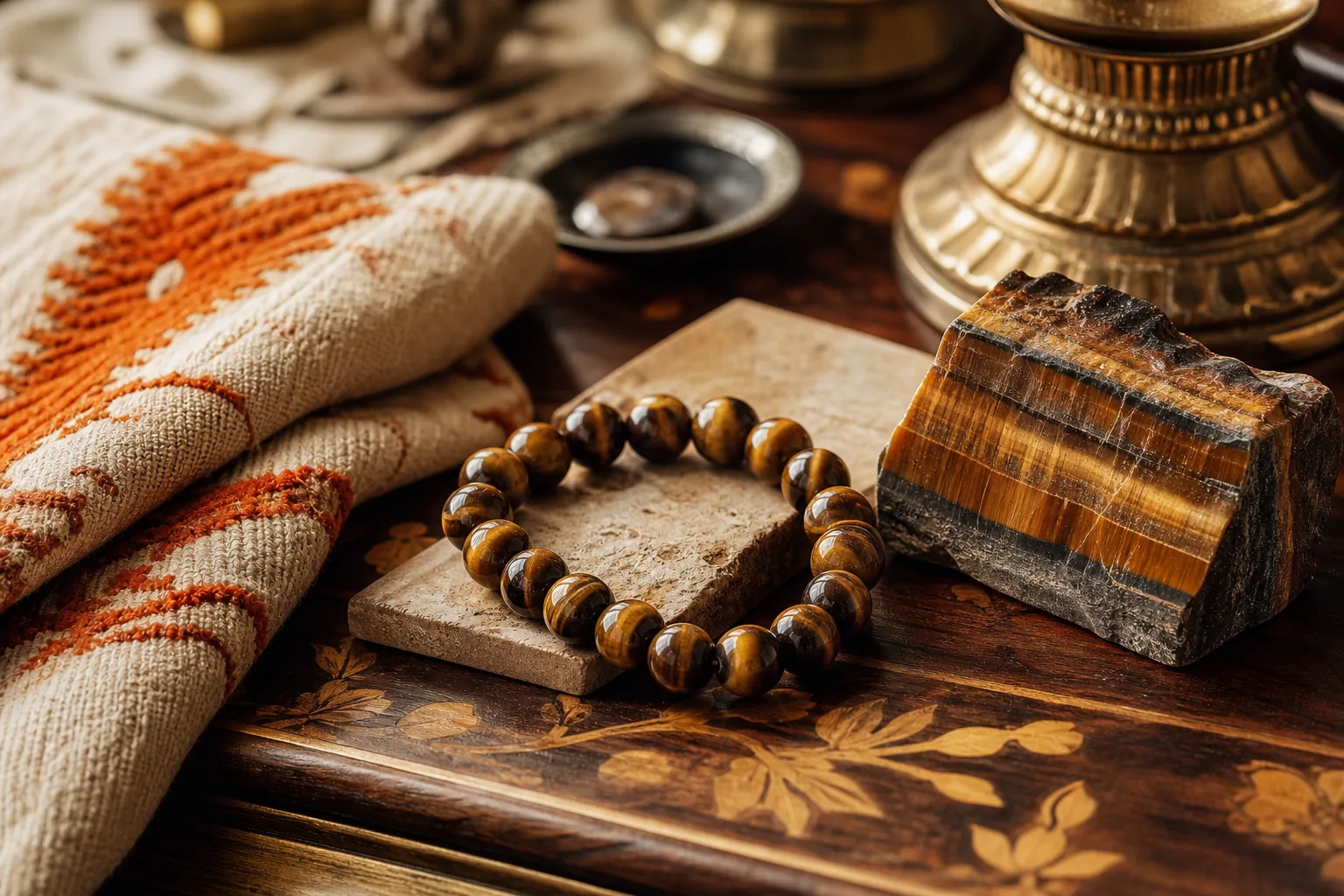 golden tiger eye bracelet symbolism and natural chatoyancy