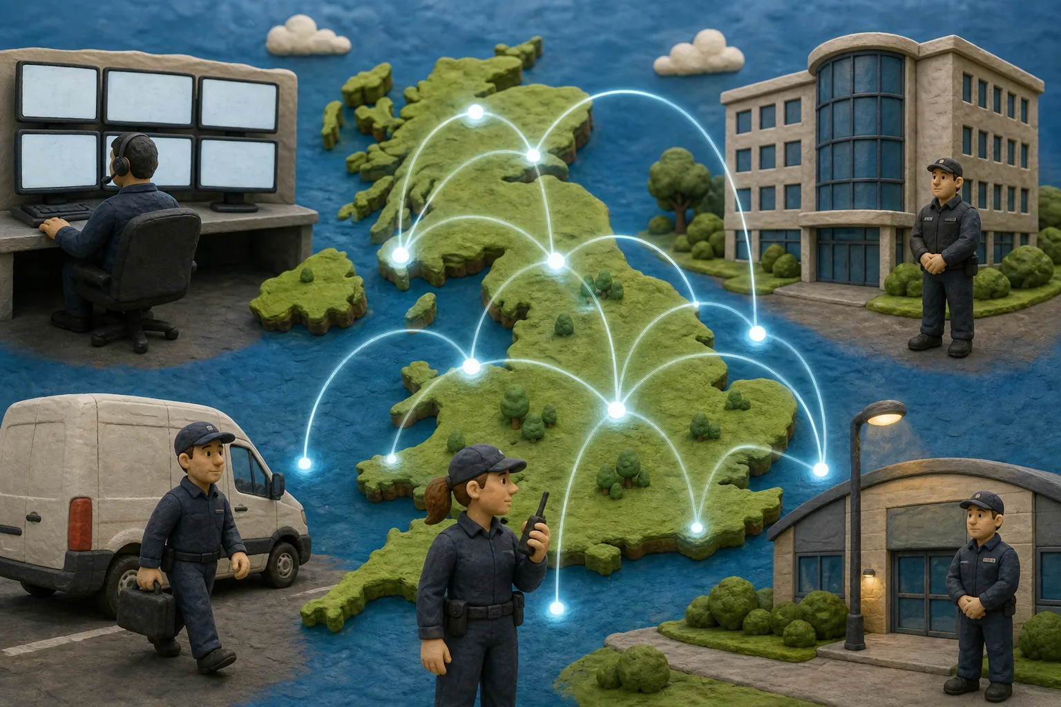 Illustration for National integrated security providers