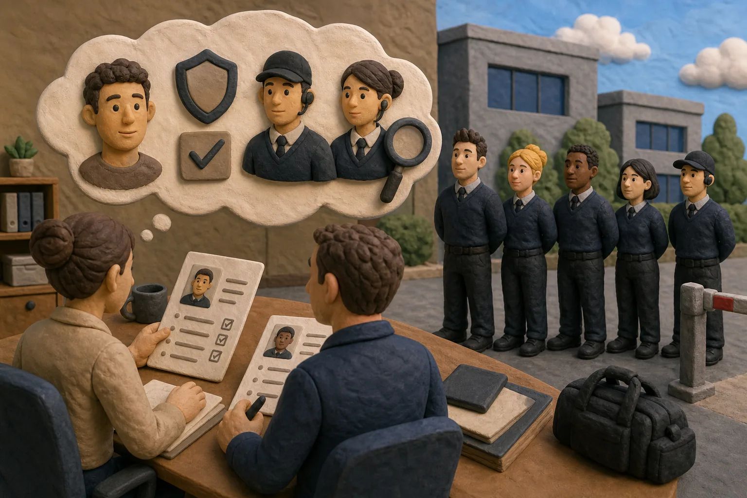Illustration for Security staff and recruitment providers