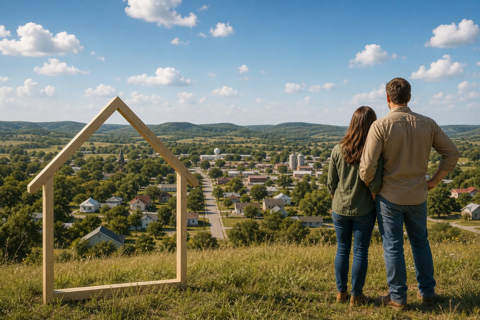 Illustration for USDA-Eligible Small-Town Homes: Location Comes First